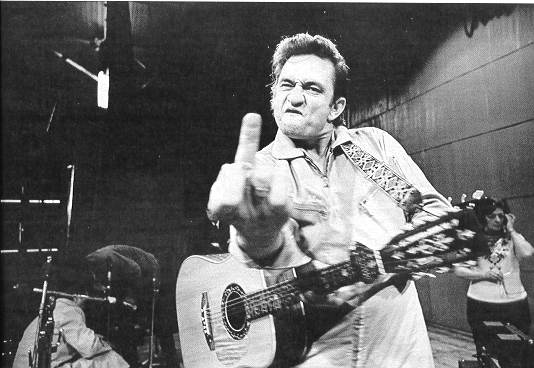 Johnny Cash says "Hi!"